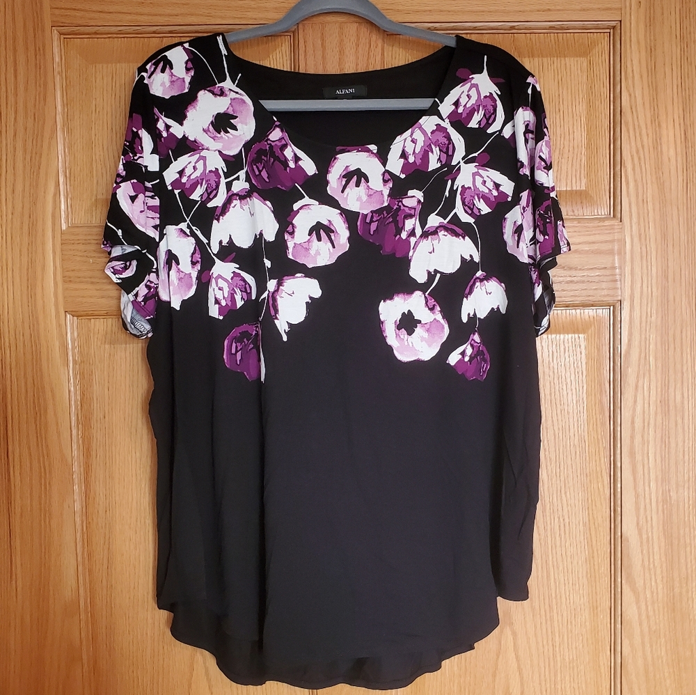 Alfani Short Sleeve Top
